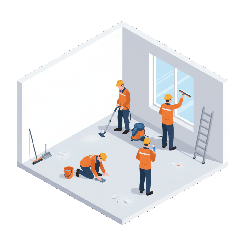 Bauendreinigung in Essen & NRW - Royal Facility Service