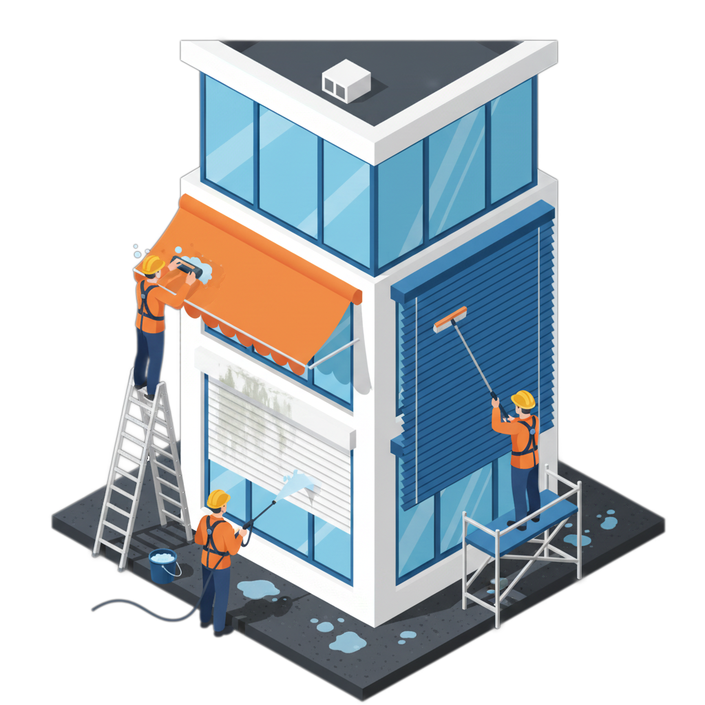 Rolladenreinigung in Essen & NRW - Royal Facility Service