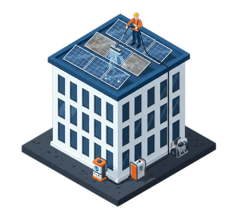 Solarreinigung in Essen & NRW - Royal Facility Service